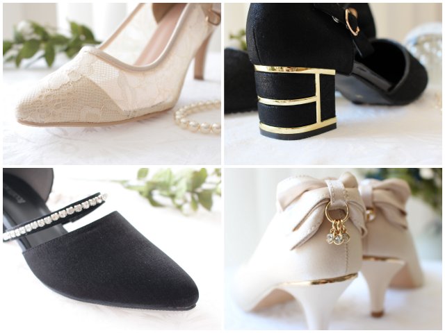 結婚式にふさわしい靴の素材とデザインは？
